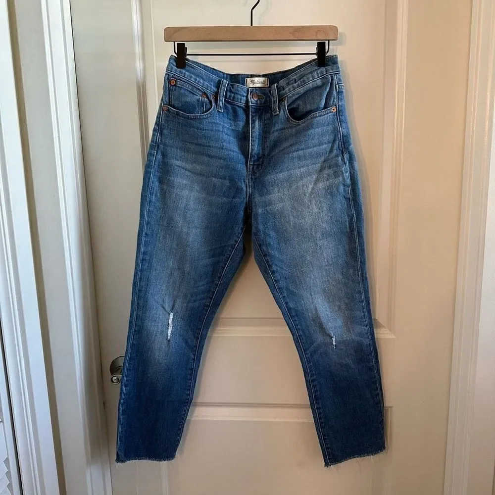 Madewell High Rise Slim Boyjean